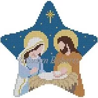 Susan Roberts Needlepoint – Nativity Star