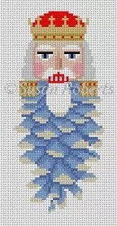 Susan Roberts Needlepoint – Pinecone Nutcracker