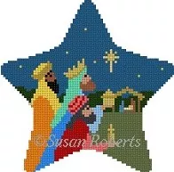 Susan Roberts Needlepoint – Three Kings Star