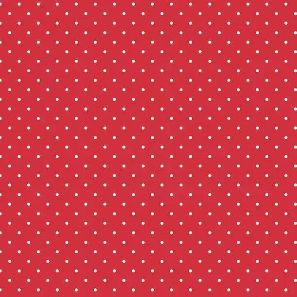 Sweet Cherry – Dot Red Cotton 44″/45″ Fabric Per Yard