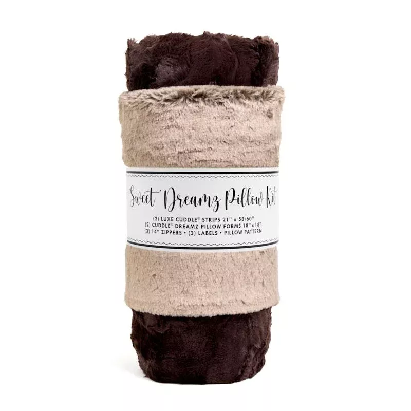 Sweet Dreams Pillow Kit – Frosted Seal – Almond/Brown