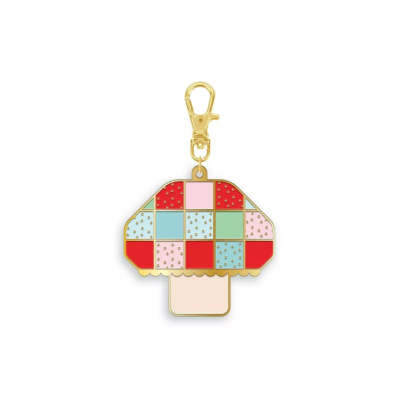 Tasha Noel Mushroom Enamel Charm