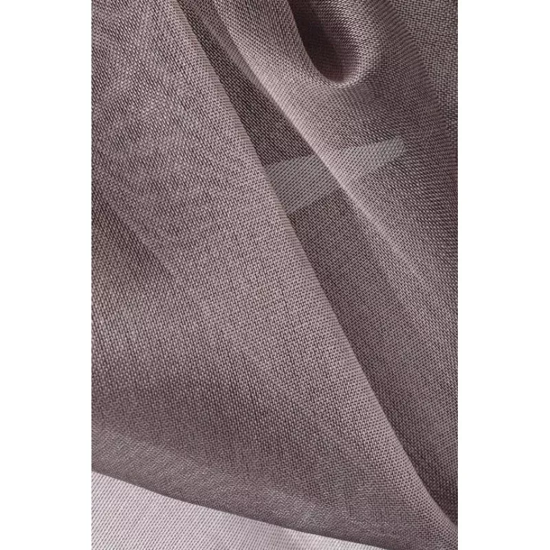 Taupe Brown Silk Organza Fabric