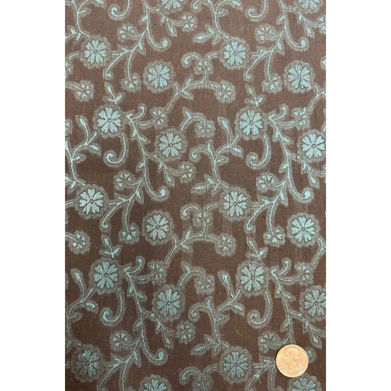 Teal/Black Blend Novelty Fabric