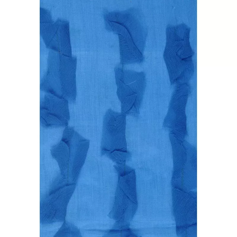 Teal Silk Chiffon Petal 600 Fabric