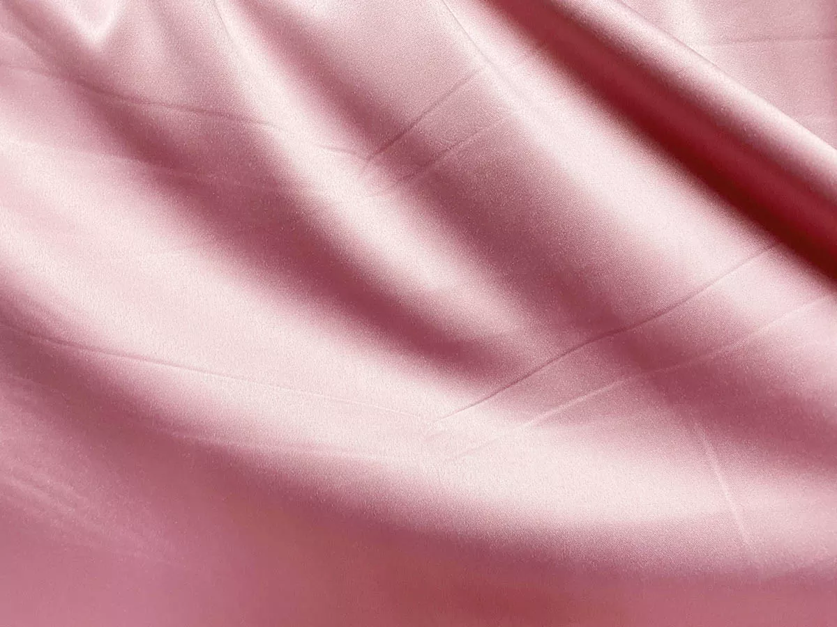 Temptress Stretch Satin Fabric - Mauve