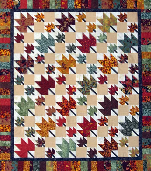 Thangles Autumn Leaves Quilt