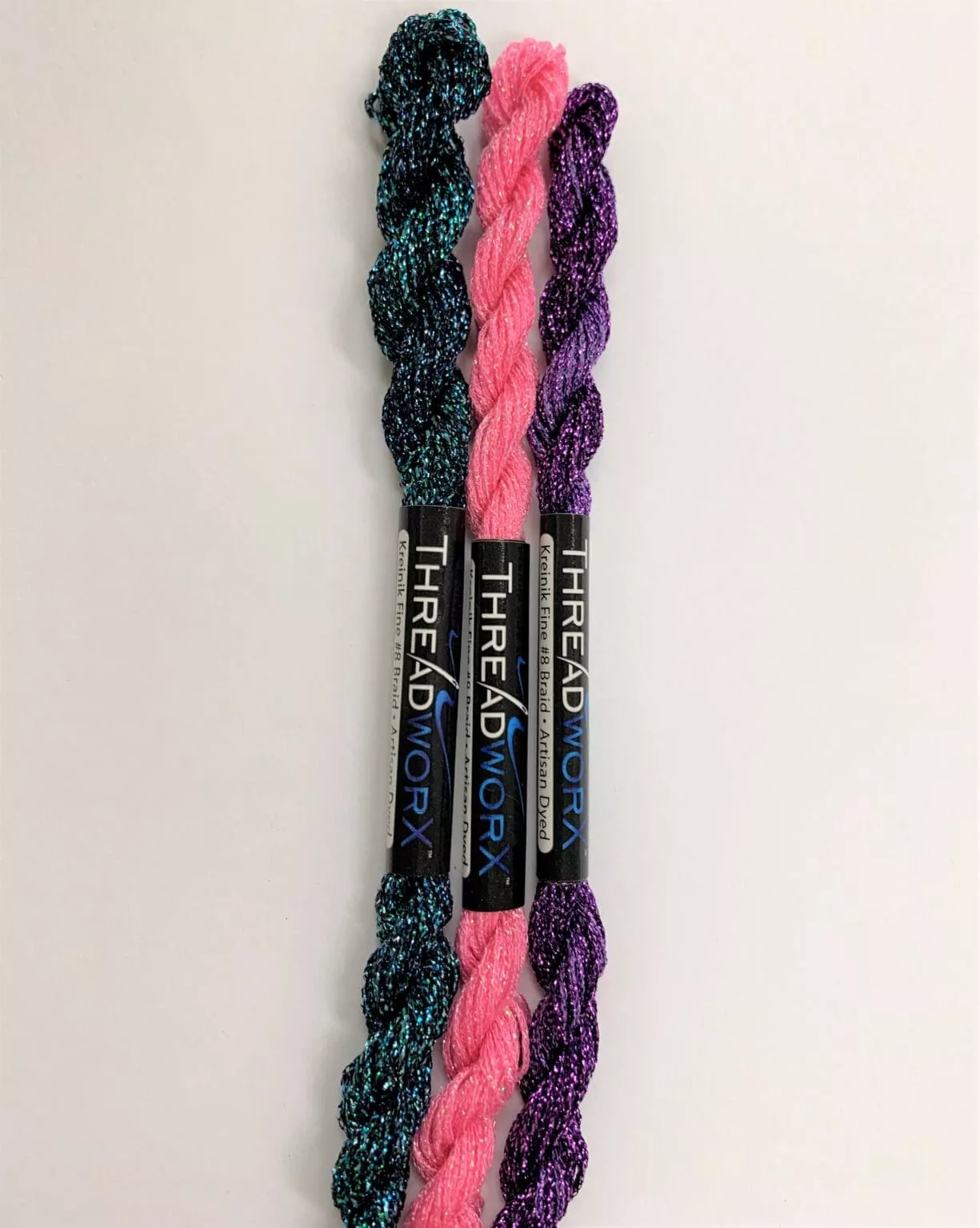 ThreadworX – Overdyed Metallic Size 8 Braid