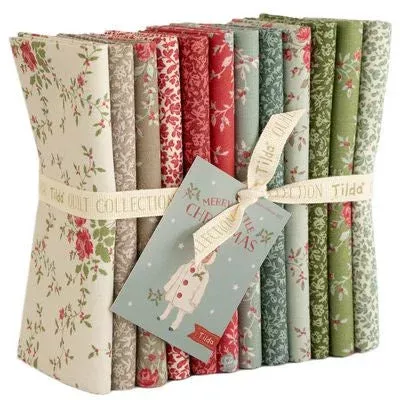 Tilda’s Merry Little Christmas 12 piece Fat Quarter Bundle Eve & Noel