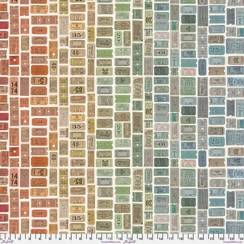 Tim Holtz – Eclectic Elements/Palette Orange Ephemera PWTH235.ORANGE puuvillakangas