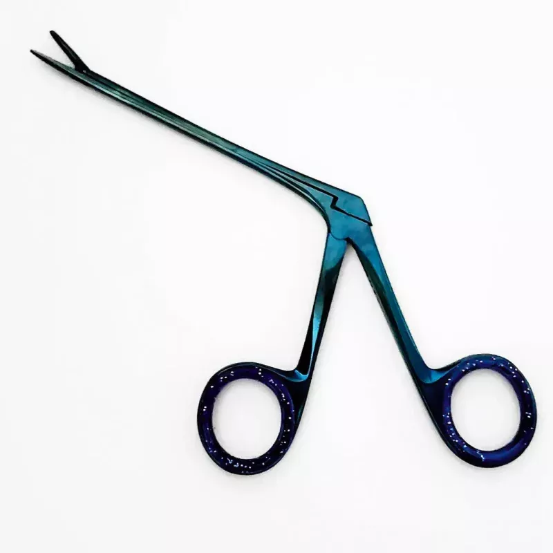 Titanium Alligator Forceps With Finger Inserts 5-1 /2in
