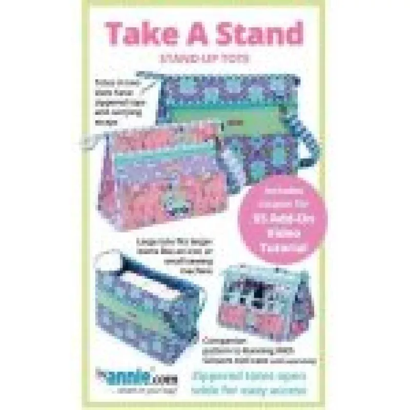 Tote Pattern – Take a Stand – Stand-Up Tote Pattern