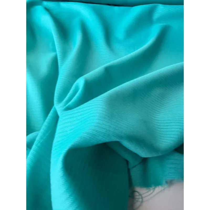 TOTO 012 viscose/silk stripes emerald green