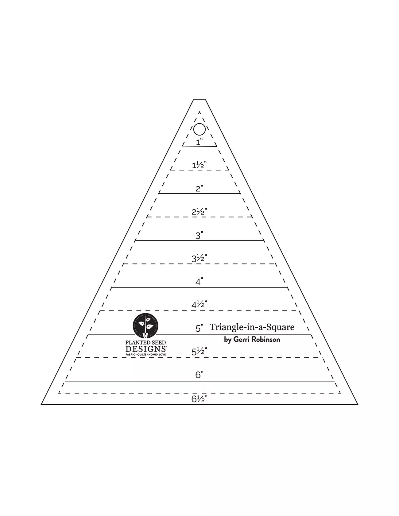 Triangle In A Square Ruler Set