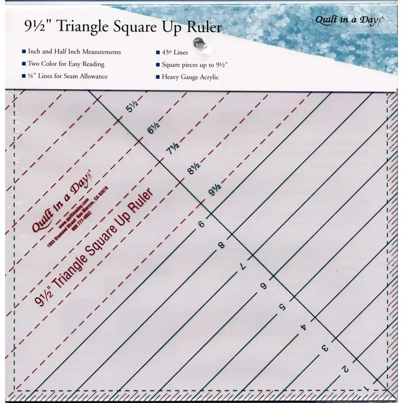 Triangular Square Up Ruler 9 1 /2in