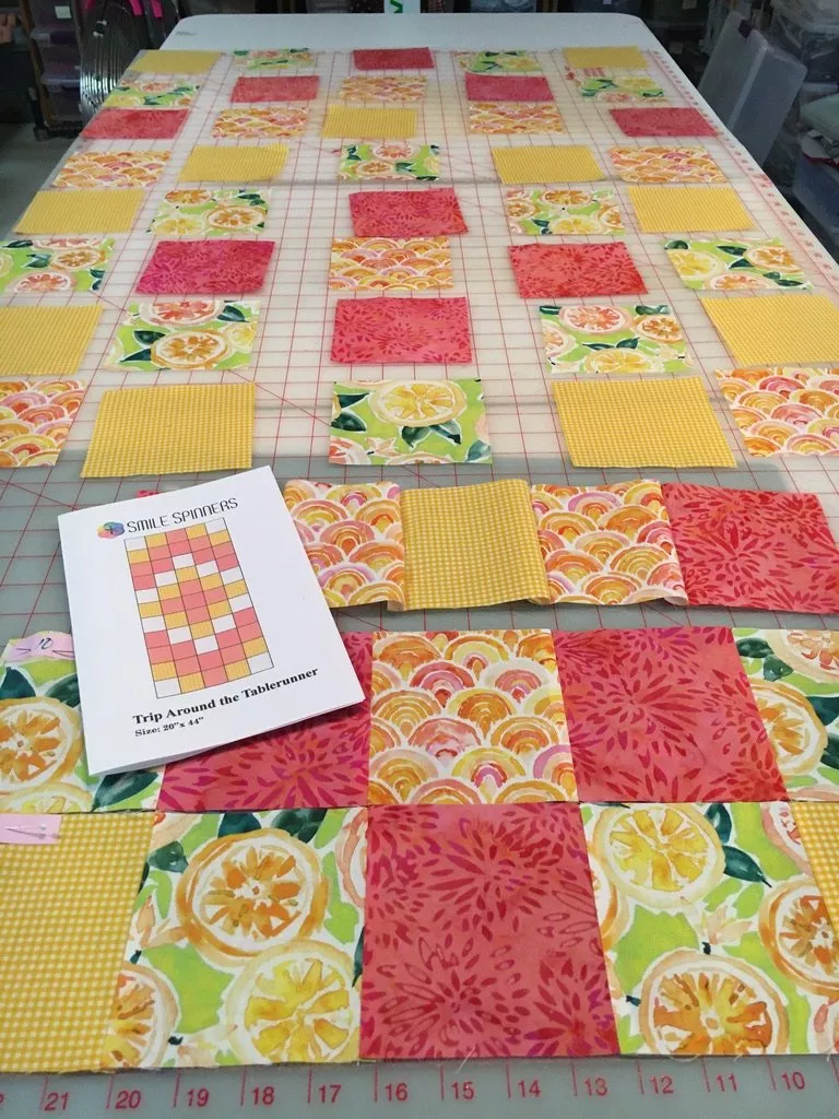 Trip Around the World- Table Runner Pattern