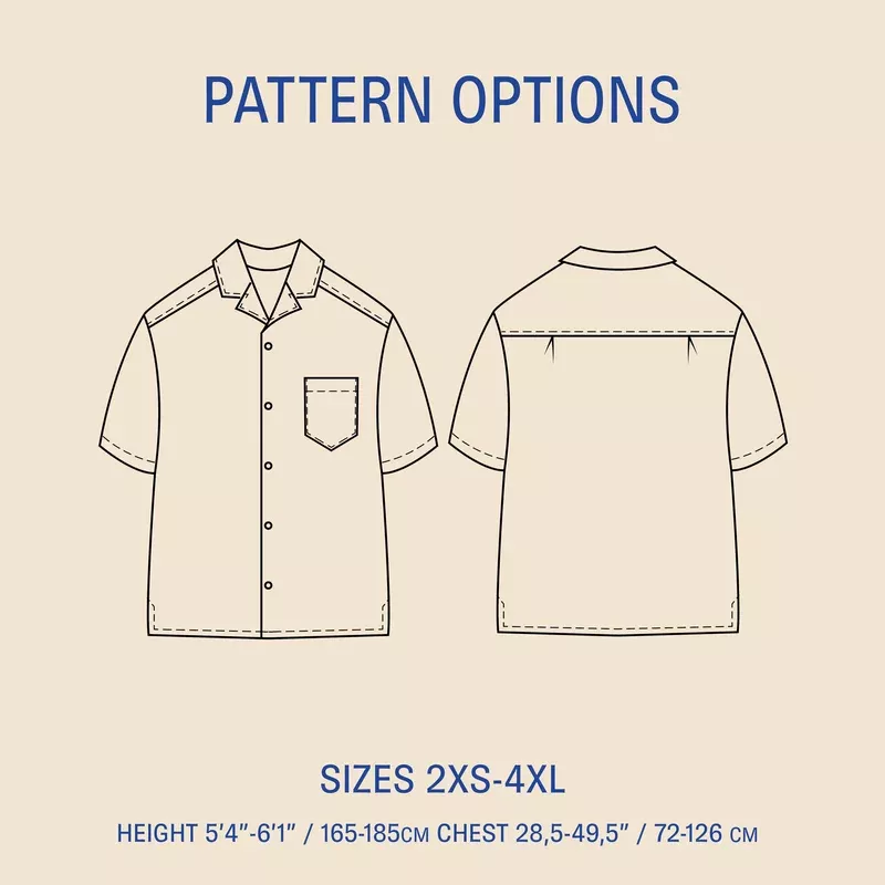 Tropical Shirt sewing pattern