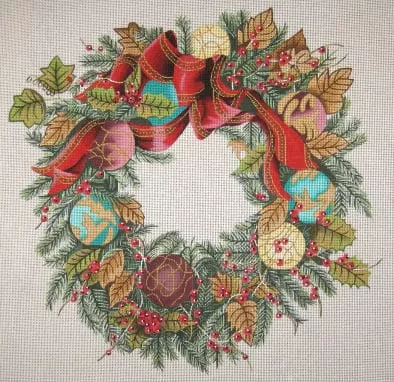 Trubey – Christmas Ornament Wreath