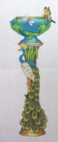 Trubey – Floral Firescreen Left Side – Peacock