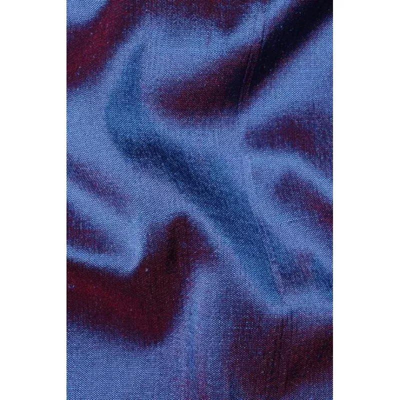 True Blue Silk Shantung 44″ Fabric