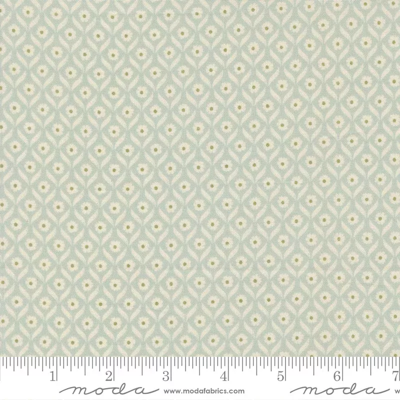 True Love Robins Egg Wall Flower Yardage by Lella Boutique for Moda Fabrics