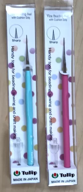 Tulip Needles – Pink Cushion Grip Fine Beading Awl