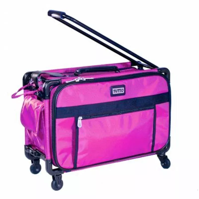 Tutto – 20″ Sewing Machine Case On Wheels Medium Pink