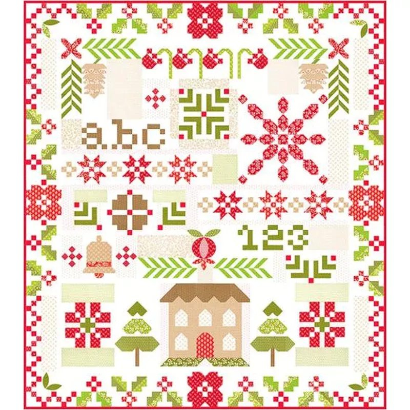 Twas the Night Before BOM Quilt Pattern by Fig Tree & Co.
