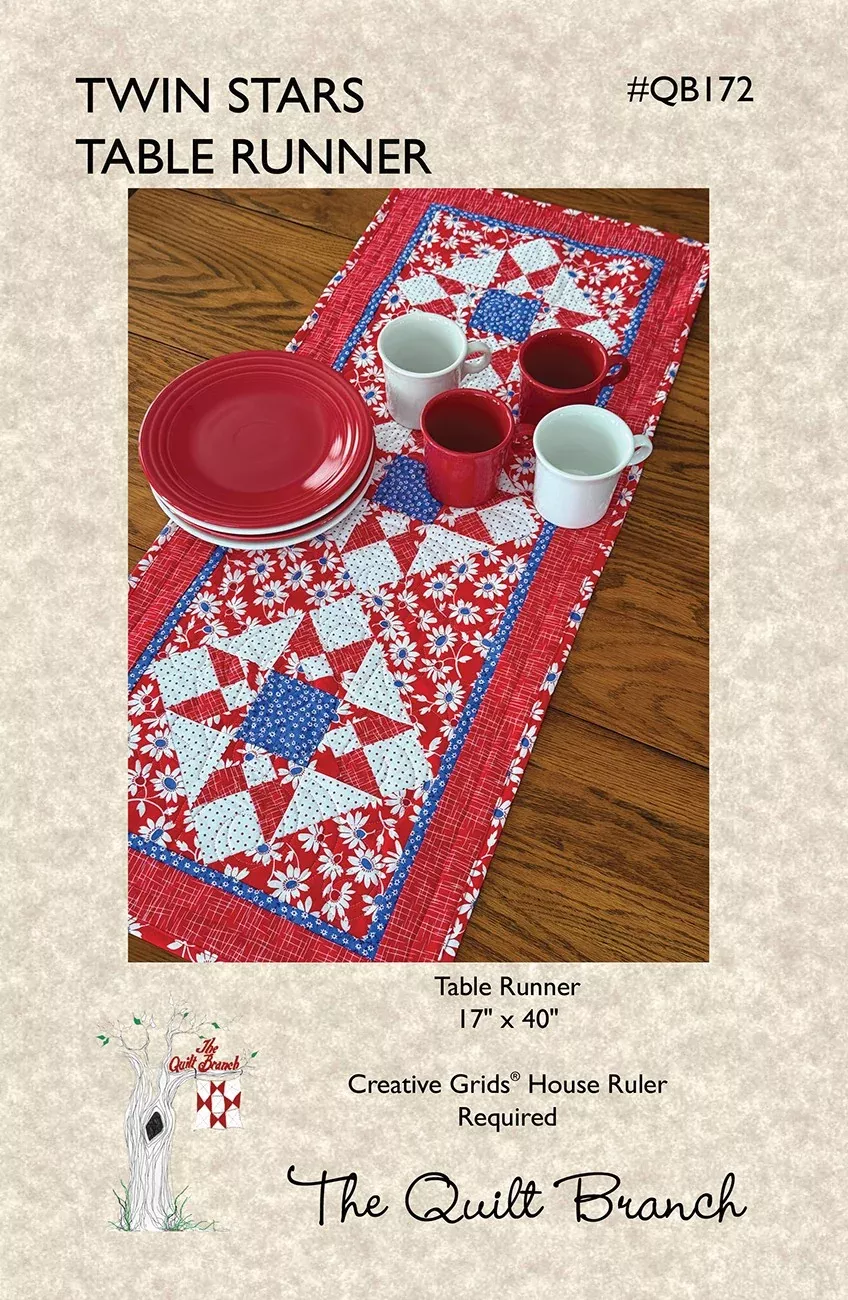 Twin Stars Table Runner
