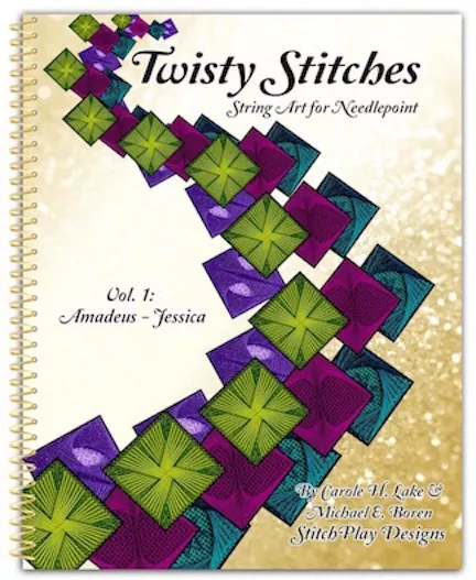 Twisty Stitches String Art for Needlepoint