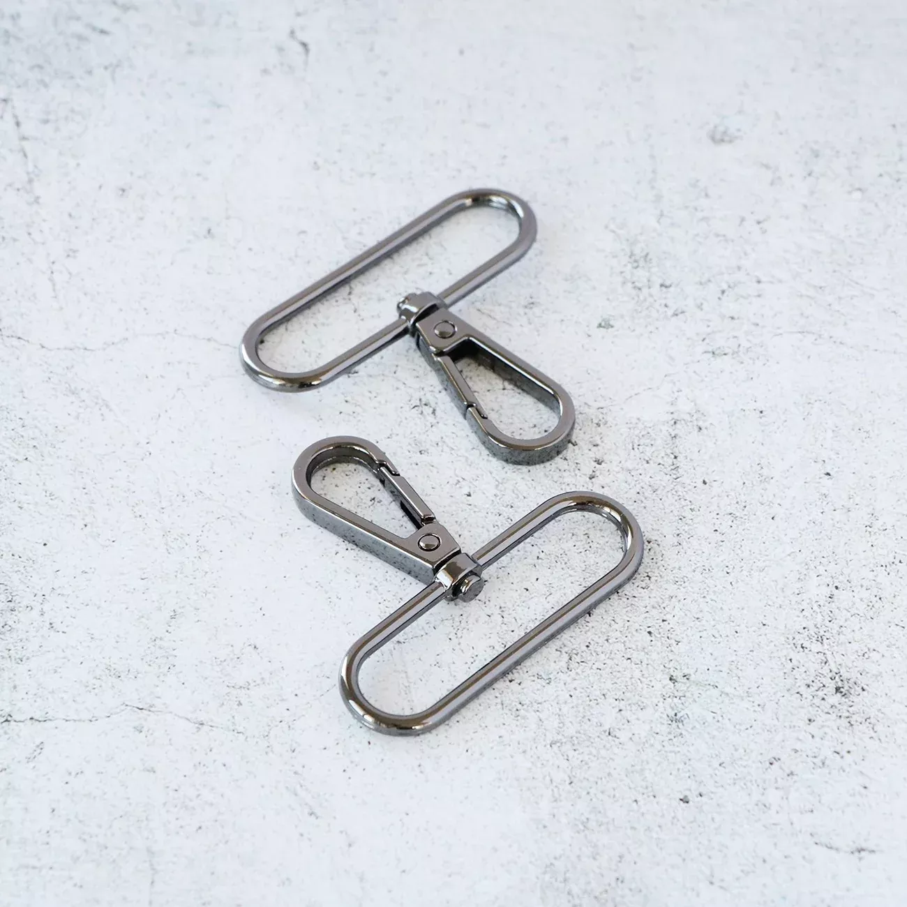 Two 2in Swivel Hooks Gunmetal