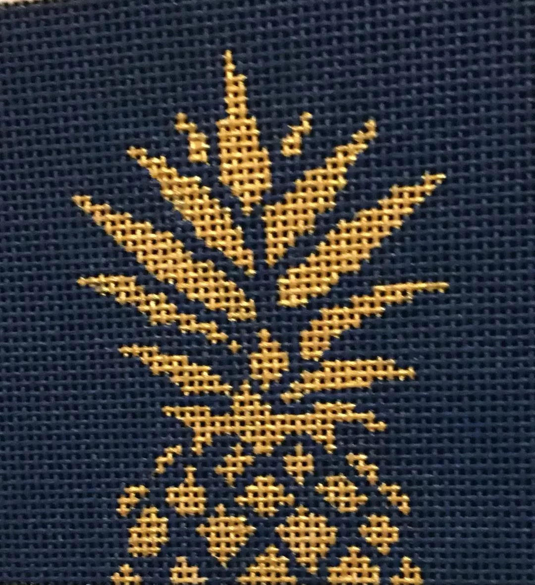Two Sisters Needlepoint – Pineapple Stencil Insert Navy