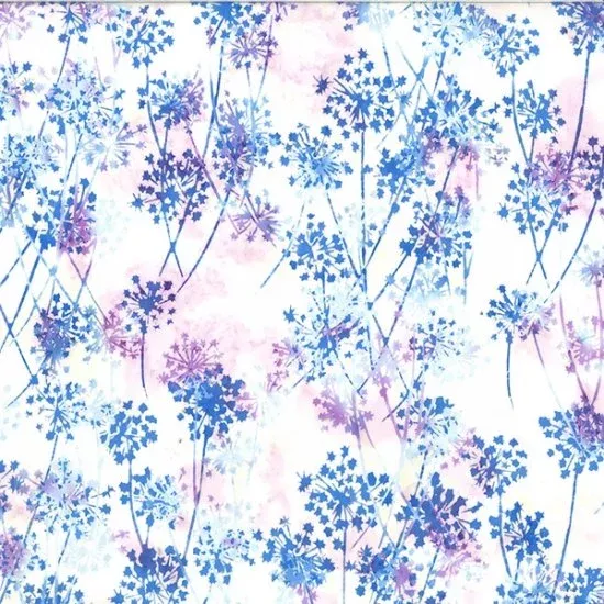 U2466-120 BALI BATIK–DANDELION–Hyacinth