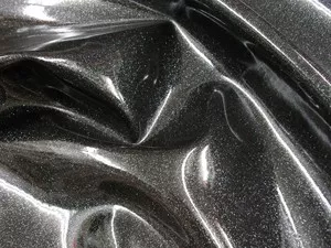Upholstery Sparkle Vinyl - Black