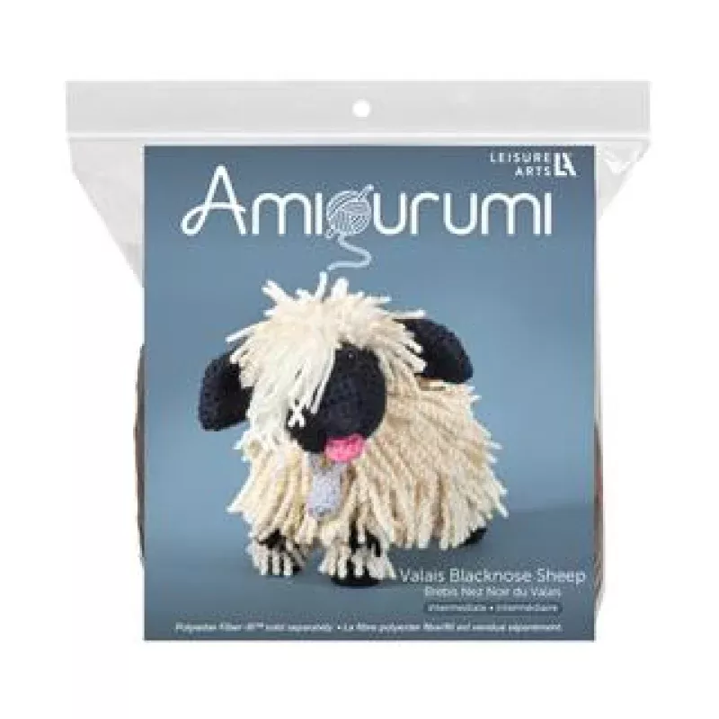 Valais Blacknose Sheep Amigurumi Crochet Kit