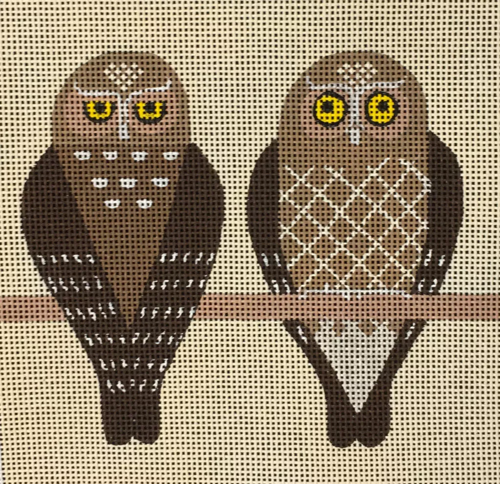 Vallerie Needlepoint Gallery – 2 Owls