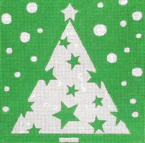 Vallerie Needlepoint Gallery– Green Star Tree