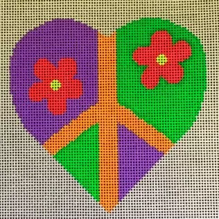Vallerie Needlepoint Gallery – Peace Sign