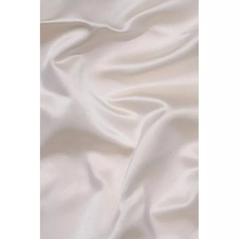 Vanilla Silk Duchess Satin Fabric
