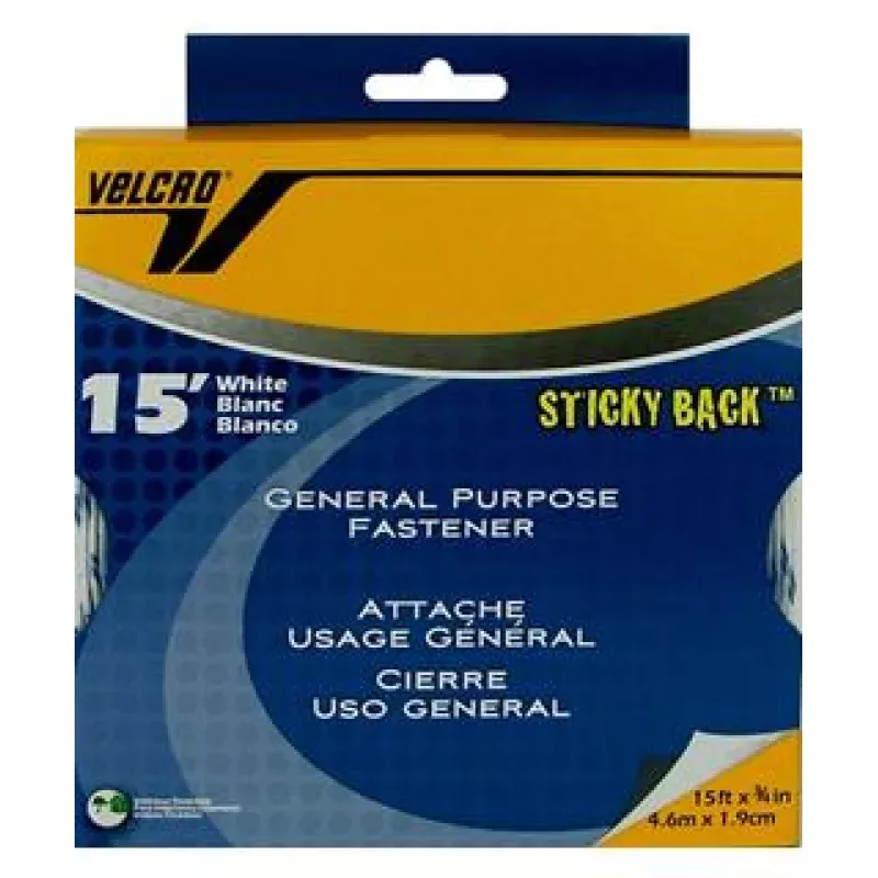 Velcro Sticky Back Tape 3/4″ White