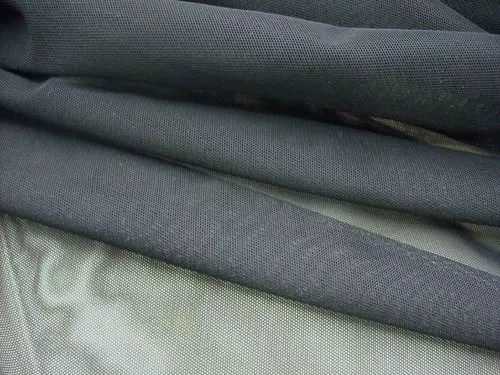 Vera Sheer Stretch Mesh - Black 58" wide