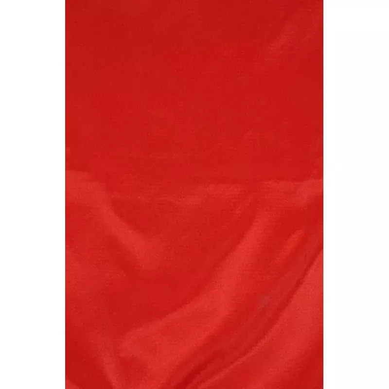 Vermillion Red Taffeta Silk Fabric