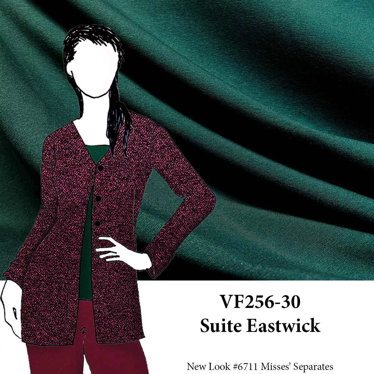 VF256-30 Suite Eastwick - Medium-weight 63” Cotton Jersey Fabric