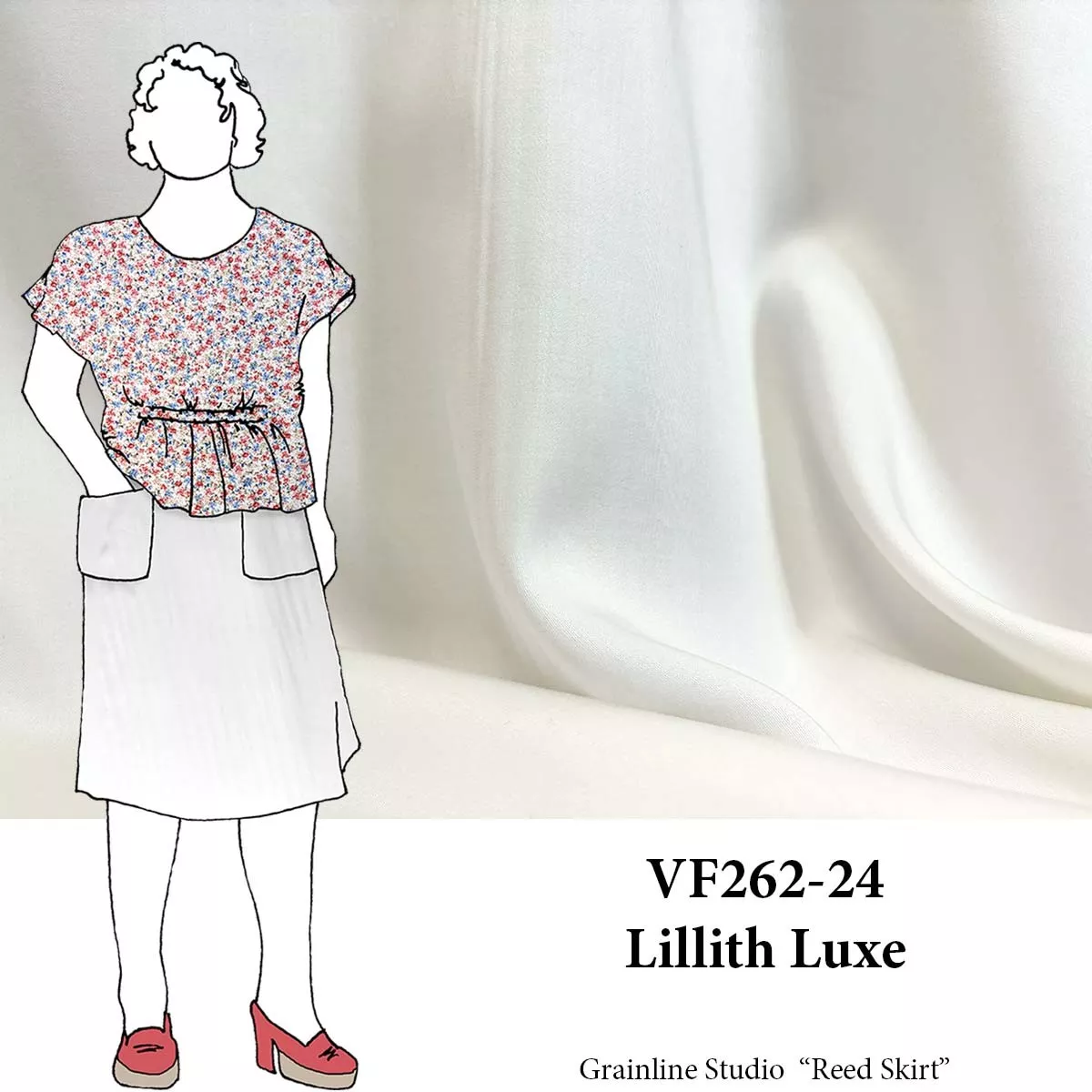 VF262-24 Lillith Luxe - Soft Lyocell Designer Suiting Fabric