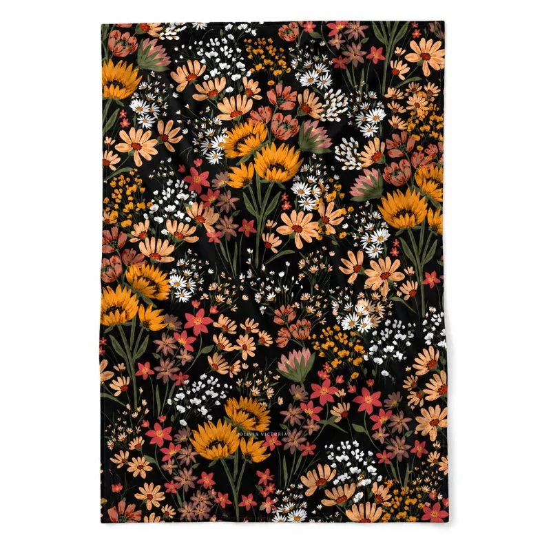 Vintage Bouquet Tea Towel