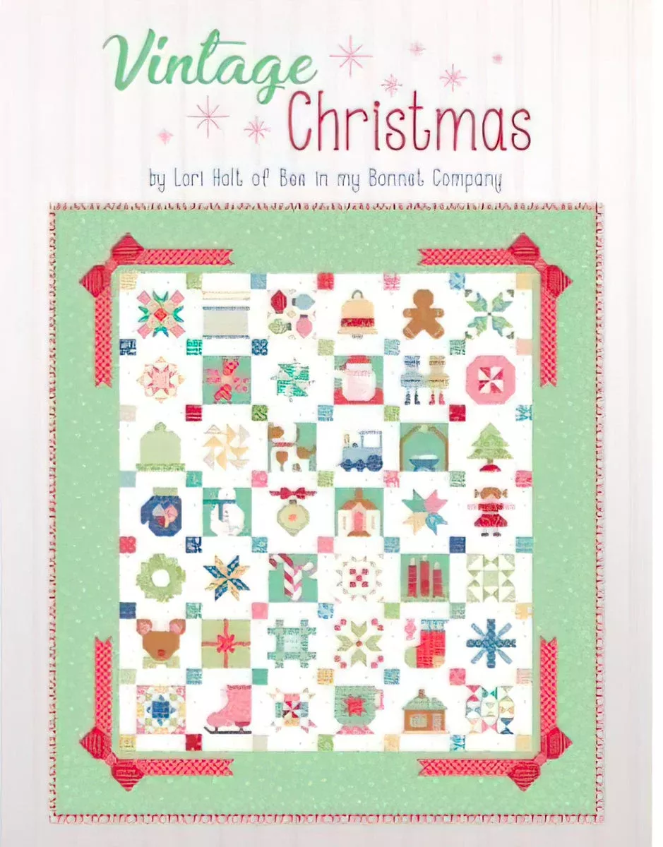 Vintage Christmas Book by Lori HoltBee in my Bonnet Co