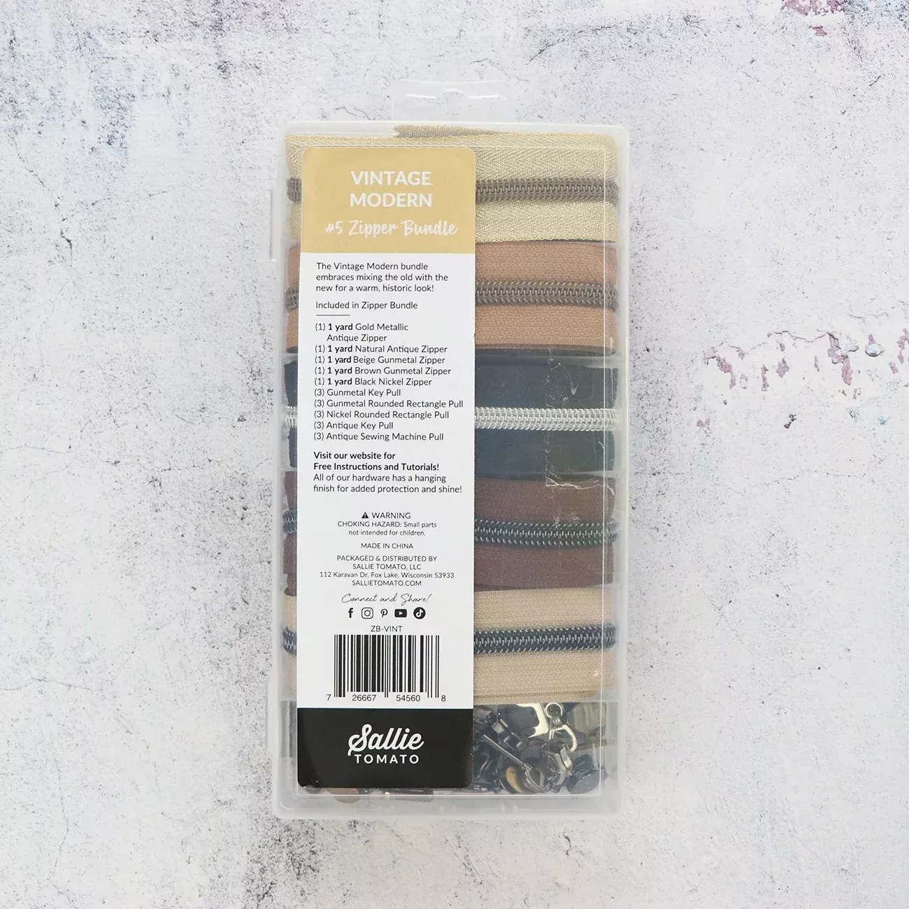 Vintage Modern Zipper Bundle