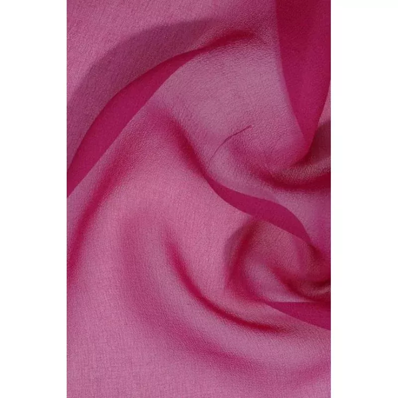 Violet Deep Pink Silk Georgette Fabric