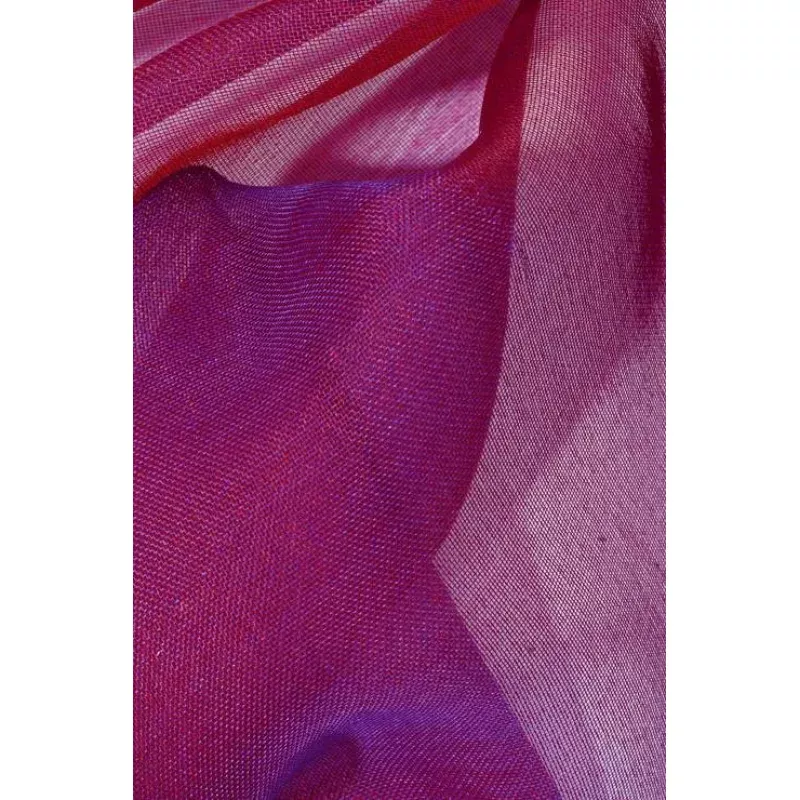 Violet Purple Silk Organza Fabric