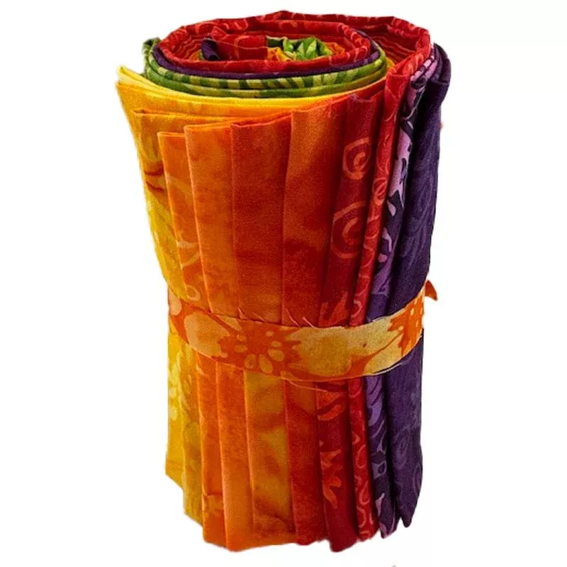 Warm Batik Fat Eighth Baker’s Dozen Pack